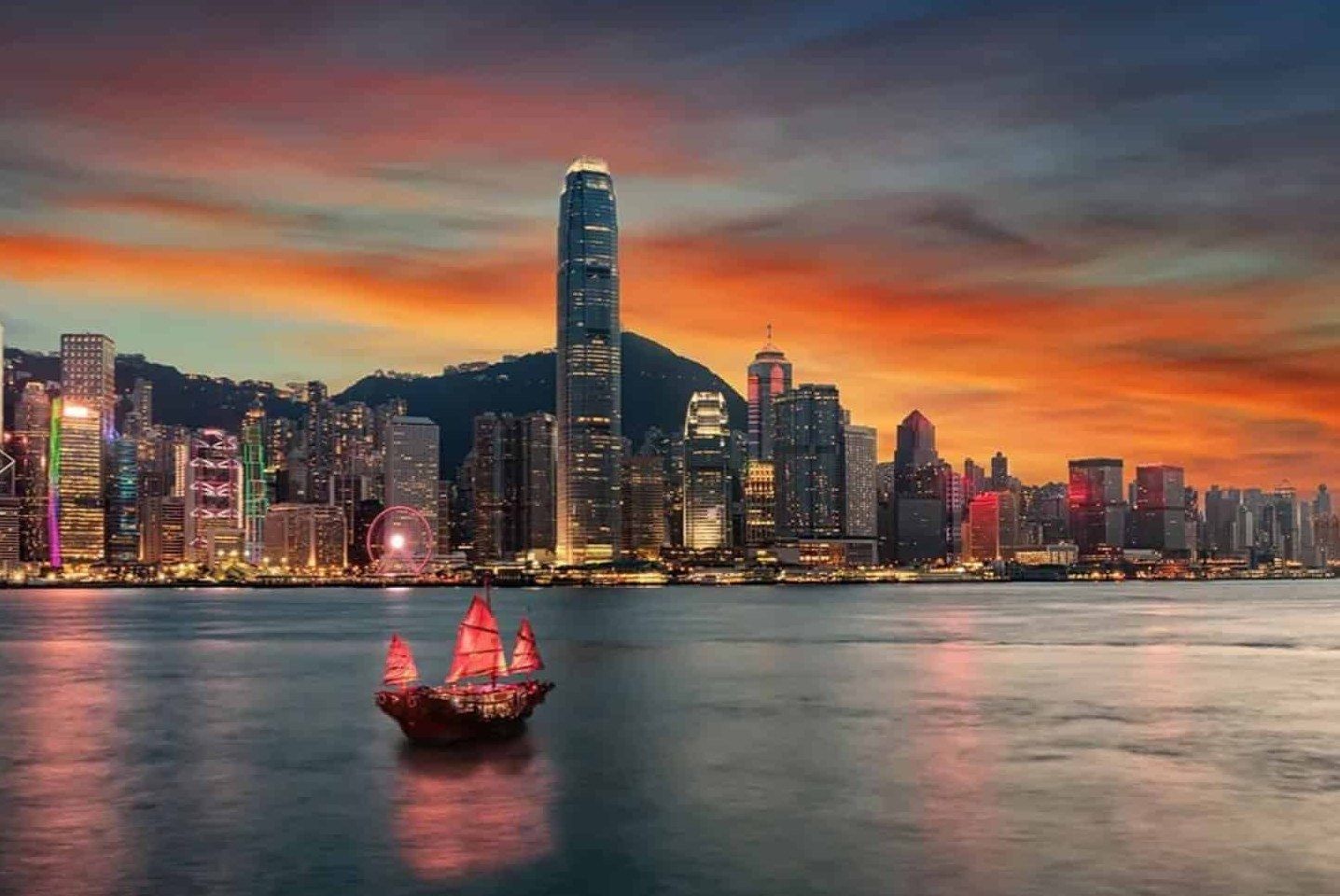 Hong Kong’s harbour and skyline, from the Hong Kong hub on reinasia.com